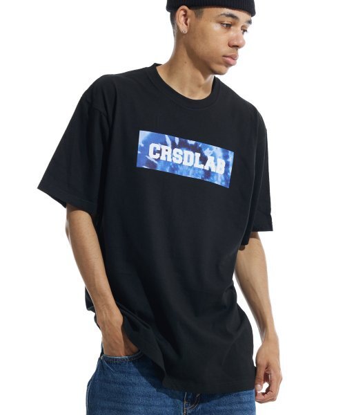 CREAM SODA LAB(クリームソーダラボ)の「クリームソーダラップ タイダイ ボックス 半袖Tシャツ ブラック(Tシャツ/カットソー・メンズ・その他・LARGE/MEDIUM/X-LARGE/XX-LARGE)」の3枚目の写真