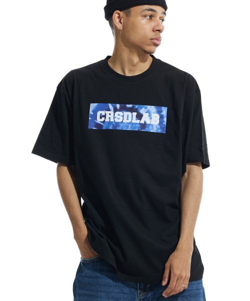 CREAM SODA LAB(クリームソーダラボ)の「クリームソーダラップ タイダイ ボックス 半袖Tシャツ ブラック(Tシャツ/カットソー・メンズ・その他・LARGE/MEDIUM/X-LARGE/XX-LARGE)」の4枚目の写真