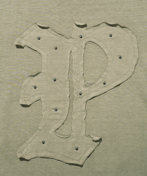 PHYSICAL DEPARTMENT（フィジカル デパートメント）の「アプリケスタッズピグメント半袖Tシャツ_グレージ（Tシャツ/カットソー・レディース・その他・SMALL/MEDIUM/LARGE/X-LARGE）」の6枚目の写真