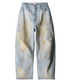 ETCE（イーティーシーイー）の「OIL WASHED BAGGY JEAN (BLUE)（デニムパンツ）」