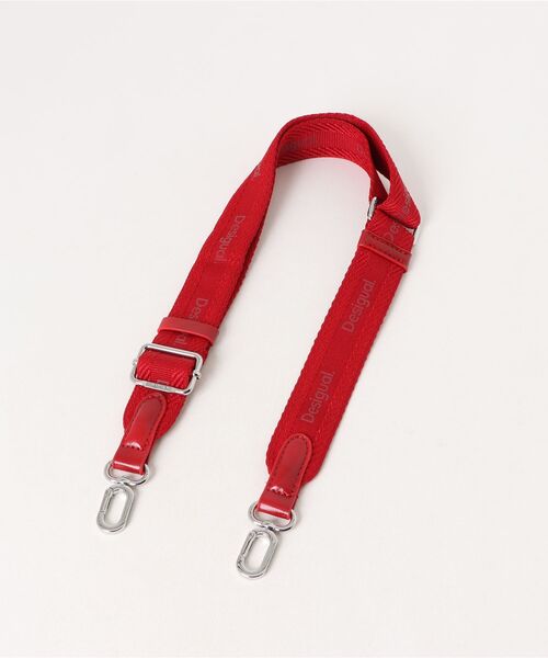 Desigual(デシグアル)の「Shoulder Bag with Logo Charm, Red/ロゴチャーム付き ショルダーバッグ レッド(ショルダーバッグ・レディース・レッド・FREE)」の5枚目の写真