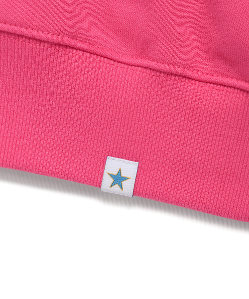 Cavish(カビシ)の「IVY HOODIE PINK(CV2EFUM402A)(パーカー・レディース・ピンク・SMALL/MEDIUM/LARGE)」の6枚目の写真