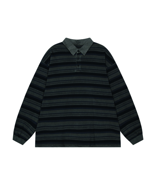 ENDOOR（エンドア）の「Vtg Evening stripe polo shirt (vtg navy)（ポロシャツ・メンズ・その他・1/2）」の14枚目の写真