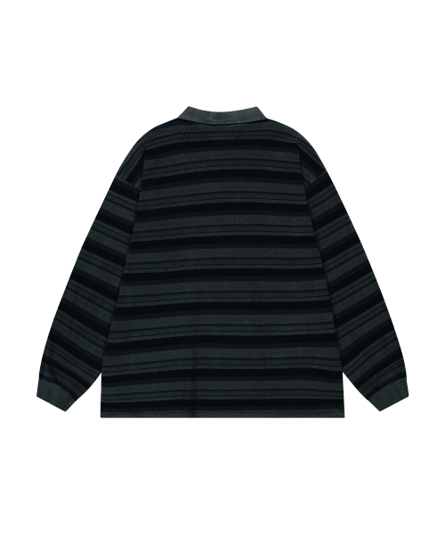 ENDOOR（エンドア）の「Vtg Evening stripe polo shirt (vtg navy)（ポロシャツ・メンズ・その他・1/2）」の13枚目の写真