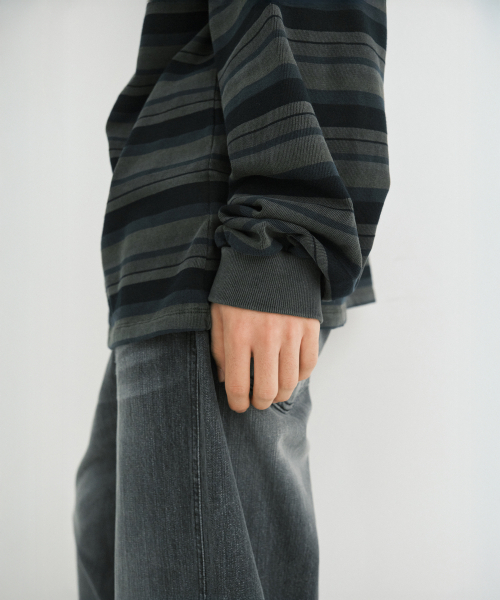 ENDOOR（エンドア）の「Vtg Evening stripe polo shirt (vtg navy)（ポロシャツ・メンズ・その他・1/2）」の11枚目の写真