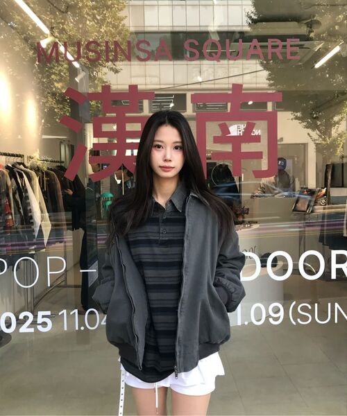 ENDOOR（エンドア）の「Vtg Evening stripe polo shirt (vtg navy)（ポロシャツ・メンズ・その他・1/2）」の10枚目の写真