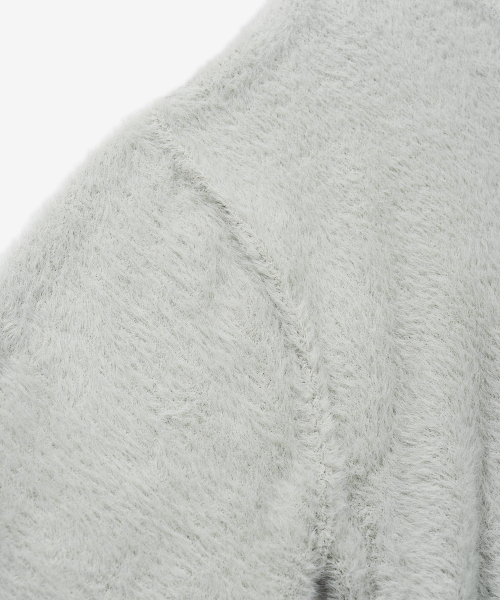 VASTIC(バスティック)の「ヘアリーリバースVネックニット_グレー(ニット/セーター・メンズ・その他・MEDIUM/LARGE)」の5枚目の写真