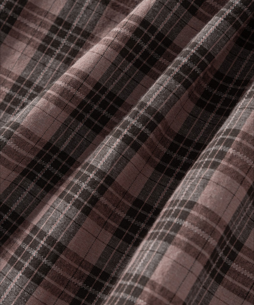 NONBLANK（ノンブランク）の「[夏]クリンクルリネンチェックシャツ_PINK（シャツ/ブラウス・メンズ・ピンク・LARGE/X-LARGE）」の9枚目の写真