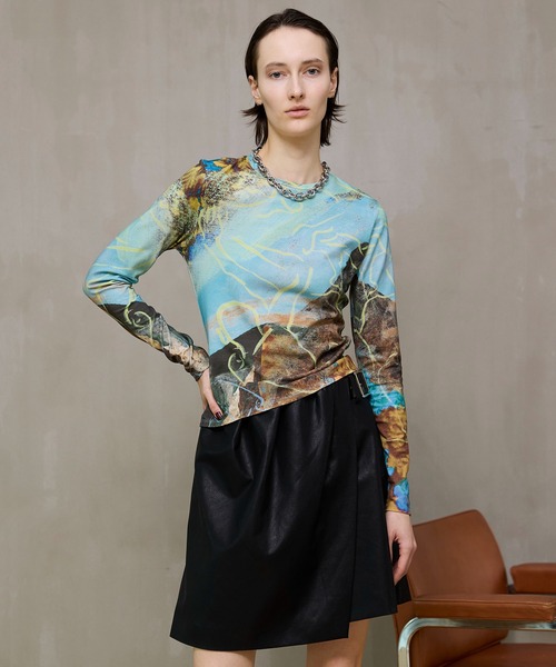 MAISON SPECIAL イマジネーションプリントトップス Imagination Print Tops/イマジネーションプリントトップス（Tシャツ