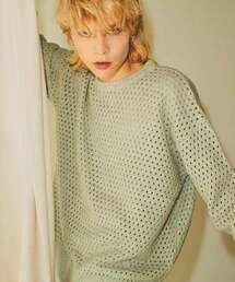 MISTERCHILD（ミスターチャイルド）の「パンチングニットブルーピンク（ニット/セーター）」