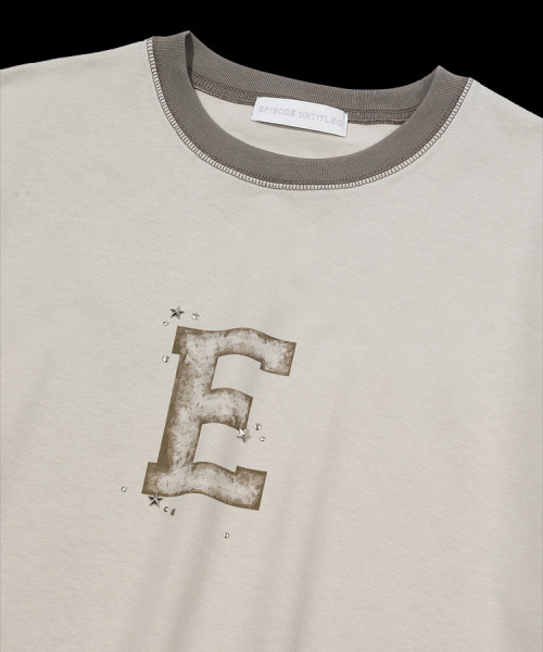 EPISODE UNTITLED(エピソードアンタイトルド)の「E ストーン ラウンド 半袖 Tシャツ ベージュ(Tシャツ/カットソー・レディース・その他・2/3)」の4枚目の写真