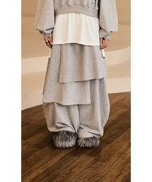RECULER（ルキュレ）の「Sweat skirt pants Gray（スウェットパンツ）」
