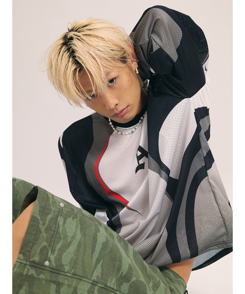AKECII(アケシ)の「スピディメッシュジャージロングスリーブ-カーキ(Tシャツ/カットソー・メンズ・その他・MEDIUM/LARGE)」の4枚目の写真