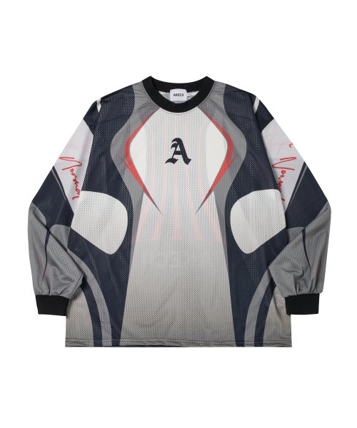 AKECII(アケシ)の「スピディメッシュジャージロングスリーブ-カーキ(Tシャツ/カットソー・メンズ・その他・MEDIUM/LARGE)」の6枚目の写真