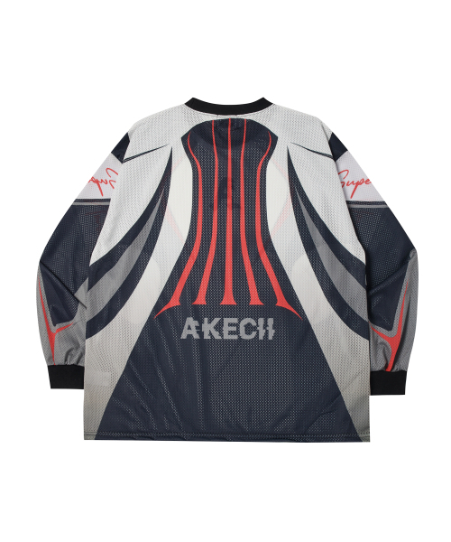 AKECII(アケシ)の「スピディメッシュジャージロングスリーブ-カーキ(Tシャツ/カットソー・メンズ・その他・MEDIUM/LARGE)」の7枚目の写真