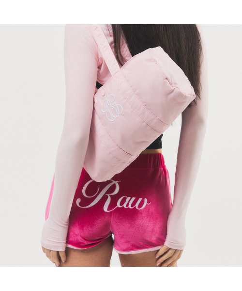 RAWMANTICS(ローマンティクス)の「ロウロゴベルベットホットドルフィンパンツホットピンク(その他パンツ・レディース・ピンク・SMALL)」の5枚目の写真