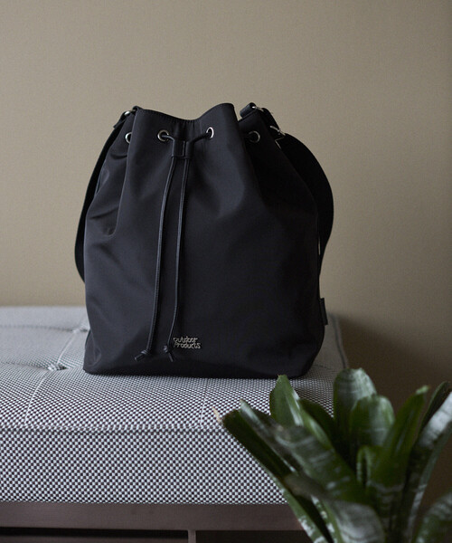 OUTDOOR PRODUCTS（アウトドアプロダクツ）の「OUTDOOR PRODUCTS × Firsthand/アウトドアプロダクツ 別注 巾着ショルダー トートバッグ（トートバッグ・レディース・ベージュ/ブラック/ブラウン・ONE SIZE）」の9枚目の写真