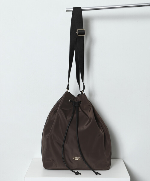 OUTDOOR PRODUCTS（アウトドアプロダクツ）の「OUTDOOR PRODUCTS × Firsthand/アウトドアプロダクツ 別注 巾着ショルダー トートバッグ（トートバッグ・レディース・ベージュ/ブラック/ブラウン・ONE SIZE）」の12枚目の写真