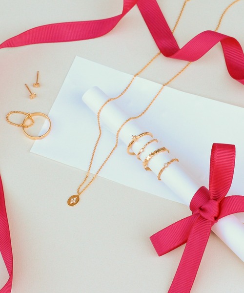 NOIR DE POUPEE（ノワールドプーペ）の「【WEB限定】K18vermeil ダイヤモンド ベゼルチェーンリング（リング・レディース・ゴールド・#3/#5/#7/#9/#11/#13/#15）」の14枚目の写真