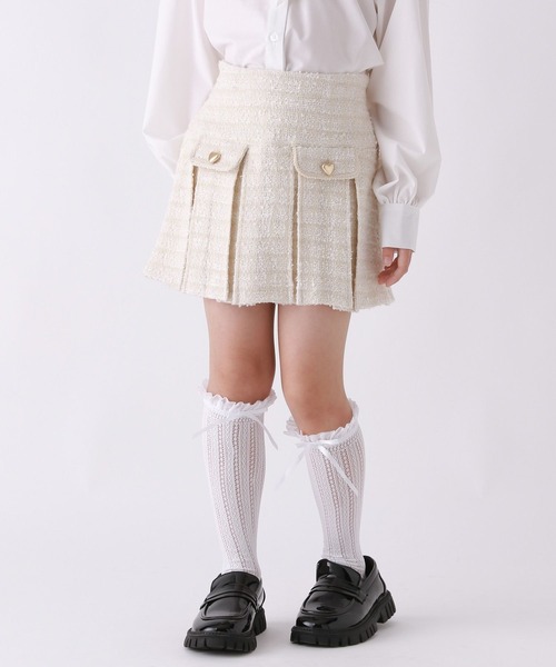 repipi armario(レピピ アルマリオ)の「【10C REPIPI】【セレモニー】プリーツスカート(スカート・キッズ・ブラック系その他/ホワイト系その他/ネイビー・130cm/120cm)」の11枚目の写真