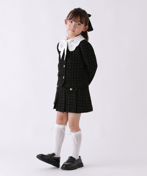 repipi armario(レピピ アルマリオ)の「【10C REPIPI】【セレモニー】プリーツスカート(スカート・キッズ・ブラック系その他/ホワイト系その他/ネイビー・130cm/120cm)」の12枚目の写真