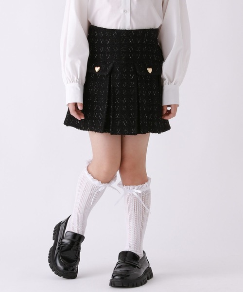 repipi armario(レピピ アルマリオ)の「【10C REPIPI】【セレモニー】プリーツスカート(スカート・キッズ・ブラック系その他/ホワイト系その他/ネイビー・130cm/120cm)」の14枚目の写真