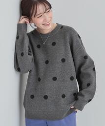 ニット/セーター（グレー/灰色系・ドット柄）ファッション通販 - ZOZOTOWN