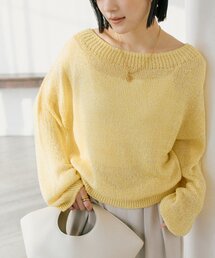 RIVE DROITE | 【ワンショルやオフショルにも！】ペーパーMIXニット(ニット/セーター)