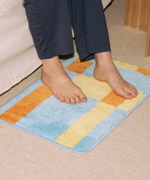 SAHIR(サヒール)の「【SAHIR サヒール】Floor mat フロアマット(ラグ/マット・レディース・ピンク/グリーン/オレンジ・0)」の3枚目の写真