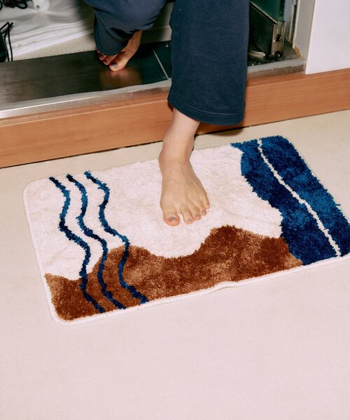 SAHIR(サヒール)の「【SAHIR サヒール】Floor mat フロアマット(ラグ/マット・レディース・ピンク/グリーン/オレンジ・0)」の1枚目の写真