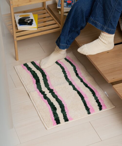 SAHIR(サヒール)の「【SAHIR サヒール】Floor mat フロアマット(ラグ/マット・レディース・ピンク/グリーン/オレンジ・0)」の22枚目の写真