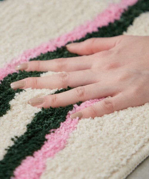 SAHIR(サヒール)の「【SAHIR サヒール】Floor mat フロアマット(ラグ/マット・レディース・ピンク/グリーン/オレンジ・0)」の16枚目の写真