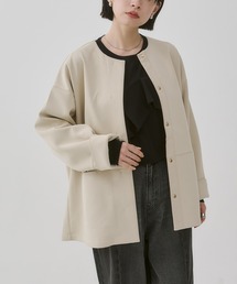 hunch（ハンチ）の「ダンボール ノーカラーコート（ノーカラーコート）」