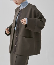 ノーカラーコート（グレー/灰色系）ファッション通販 - ZOZOTOWN