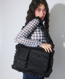 Candy Stripper | FRILL FRILL MESH バッグ(ショルダーバッグ)