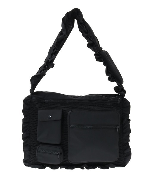 Candy Stripper（キャンディストリッパー）の「FRILL FRILL MESH バッグ（ショルダーバッグ・レディース・グレー/ブラック・FREE）」の16枚目の写真