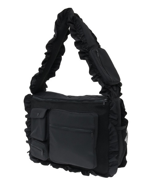 Candy Stripper（キャンディストリッパー）の「FRILL FRILL MESH バッグ（ショルダーバッグ・レディース・グレー/ブラック・FREE）」の17枚目の写真