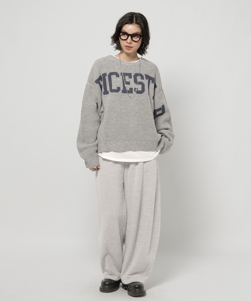 niko and...（ニコアンド）の「2WAYアソートプリントニット（ニット/セーター・レディース・アイボリー/グレー/ネイビー/ピンク・LARGE/MEDIUM）」の18枚目の写真