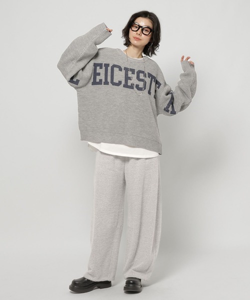 niko and...（ニコアンド）の「2WAYアソートプリントニット（ニット/セーター・レディース・アイボリー/グレー/ネイビー/ピンク・LARGE/MEDIUM）」の19枚目の写真