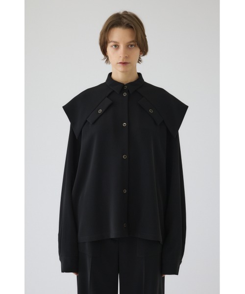 RIM.ARK(リムアーク)の「Flap design JK like SH フラップデザイン ジャケットライクシャツ(シャツ/ブラウス・レディース・ブラック/アイボリー/ネイビー・FREE)」の4枚目の写真