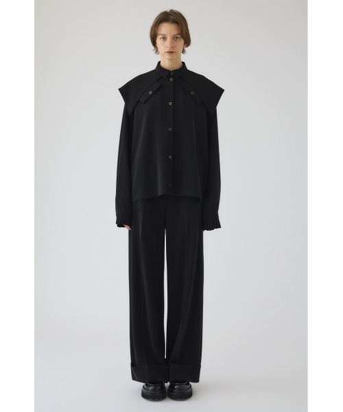 RIM.ARK(リムアーク)の「Flap design JK like SH フラップデザイン ジャケットライクシャツ(シャツ/ブラウス・レディース・ブラック/アイボリー/ネイビー・FREE)」の6枚目の写真