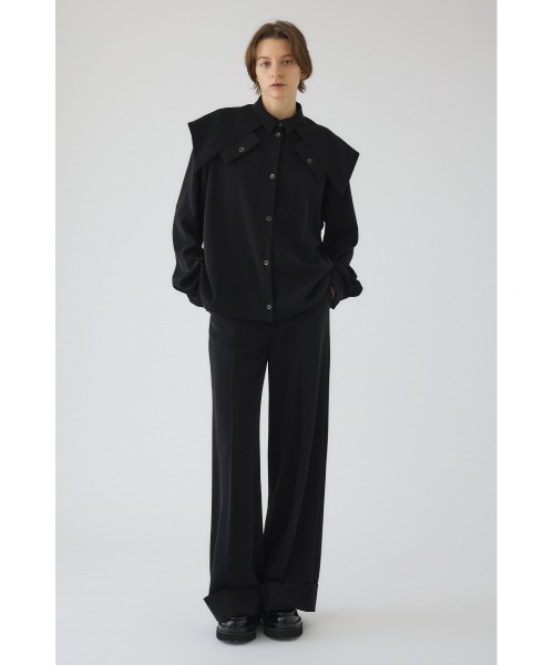 RIM.ARK(リムアーク)の「Flap design JK like SH フラップデザイン ジャケットライクシャツ(シャツ/ブラウス・レディース・ブラック/アイボリー/ネイビー・FREE)」の8枚目の写真