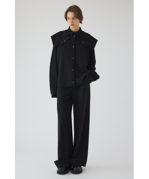 RIM.ARK(リムアーク)の「Flap design JK like SH フラップデザイン ジャケットライクシャツ(シャツ/ブラウス・レディース・ブラック/アイボリー/ネイビー・FREE)」の9枚目の写真