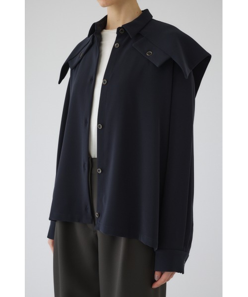 RIM.ARK(リムアーク)の「Flap design JK like SH フラップデザイン ジャケットライクシャツ(シャツ/ブラウス・レディース・ブラック/アイボリー/ネイビー・FREE)」の12枚目の写真