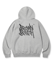 TAG HOODIE - MELANGE GREY