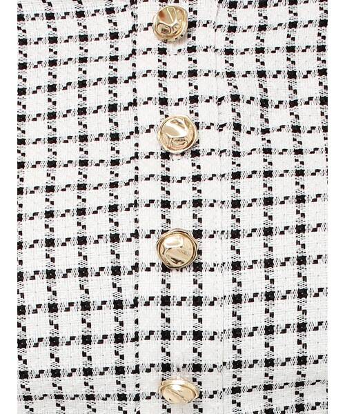 dazzlin(ダズリン)の「ショルダーリボンシェイプワンピース(ワンピース・レディース・ブルー/オフホワイト/インディゴブルー/ブラック・MEDIUM/SMALL)」の22枚目の写真