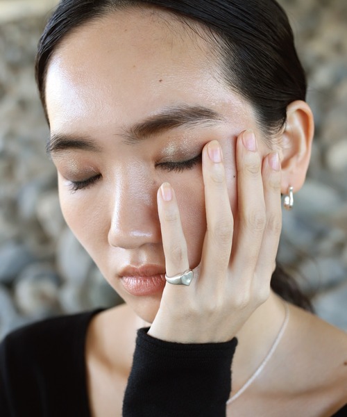 TEN.（テン）の「SILVER925 ハートシグネットリング（リング・レディース・シルバー・#7/#5/#3）」の3枚目の写真