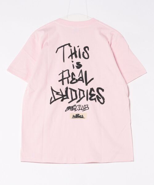 VIBGYOR（ヴィブジョー）の「BUDDIES Box Logo T-SHIRT(BDS)（Tシャツ/カットソー・メンズ・ホワイト/LT.PINK・X-LARGE/LARGE/MEDIUM/XX-LARGE）」の10枚目の写真