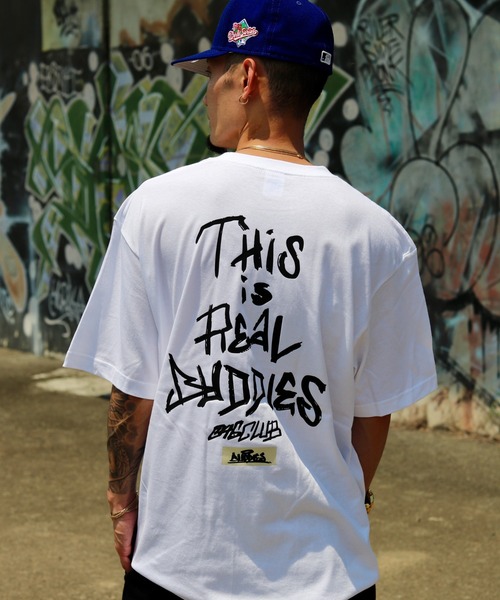 VIBGYOR（ヴィブジョー）の「BUDDIES Box Logo T-SHIRT(BDS)（Tシャツ/カットソー・メンズ・ホワイト/LT.PINK・X-LARGE/LARGE/MEDIUM/XX-LARGE）」の4枚目の写真