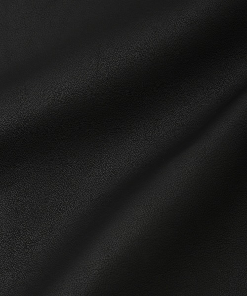 ADAM ET ROPE'（アダムエロペ）の「シンセティックレザースタンドネックブルゾン（ブルゾン・レディース・ブラック/キナリ・FREE）」の12枚目の写真